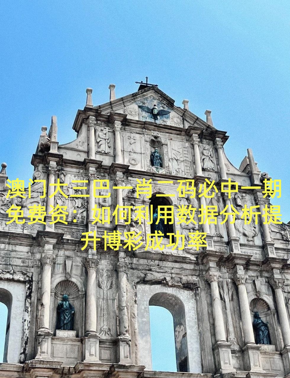 澳门大三巴一肖二码必中一期免费资：如何利用数据分析提升博彩成功率